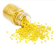 Seed beads. 2 mm. 30 gram/1800 stk. i plastrør. Raps gul